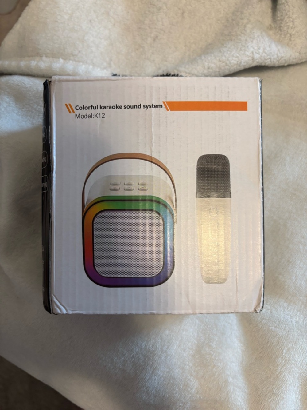 Colorful Karaoke Sound System Kids Microphone Speaker - Rainbow